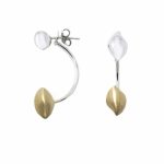 Pendientes Combinables Plata y Oro