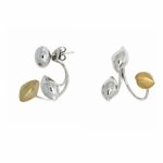 Pendientes Combinables Plata y Oro