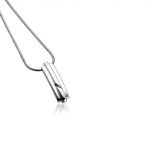 Colgante Rectangular Plata y Brillantes Zinzi