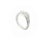 Sortija Plata y Diamantes Zinzi