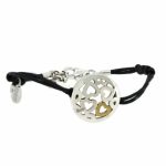 Pulsera Corazones Oro-Plata Finor