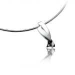 Colgante con Collar Plata y Diamante Zinzi