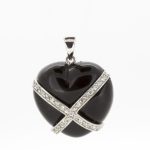 Colgante piedra corazón