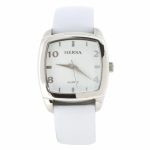 Reloj Hersa correa blanca