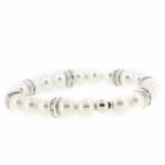 Pulsera perlas y circonitas