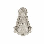Medalla plata virgen del rocio brillante
