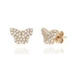 Pendientes mariposa