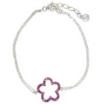 Pulsera Flor Rosa