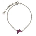 Pulsera mariposa rosa