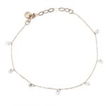 Pulsera rosa con circonitas