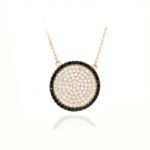 Gargantilla disco blanco