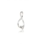 Colgante plata y diamante