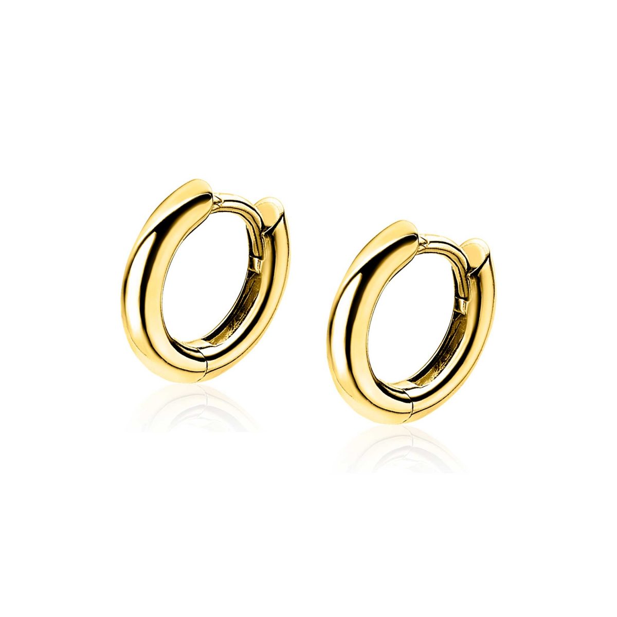 ZIO194G Pendientes de Plata Chapado en Oro Zinzi - Imagen 1