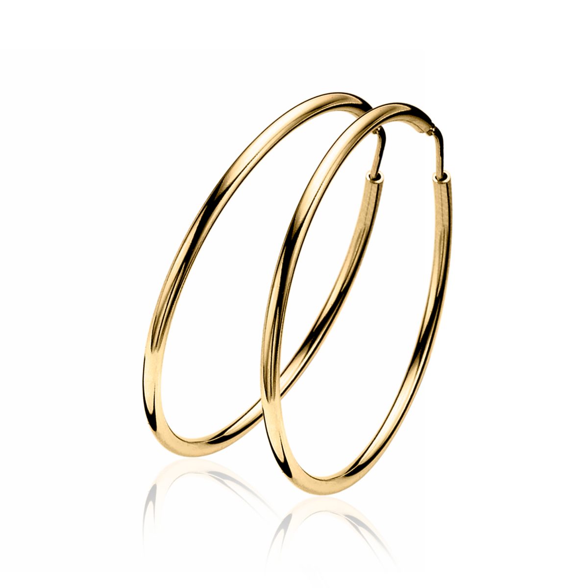 ZIO435G Pendientes de Plata Bañado Oro Zinzi - Imagen 1
