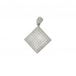 colgante plata y circonitas