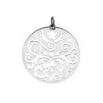 Colgante de plata calada Zinzi