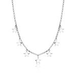 Gargantilla ZINZI de plata estrellitas