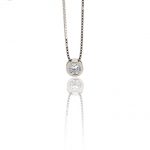 stradda collar de plata de ley 925 con circonita